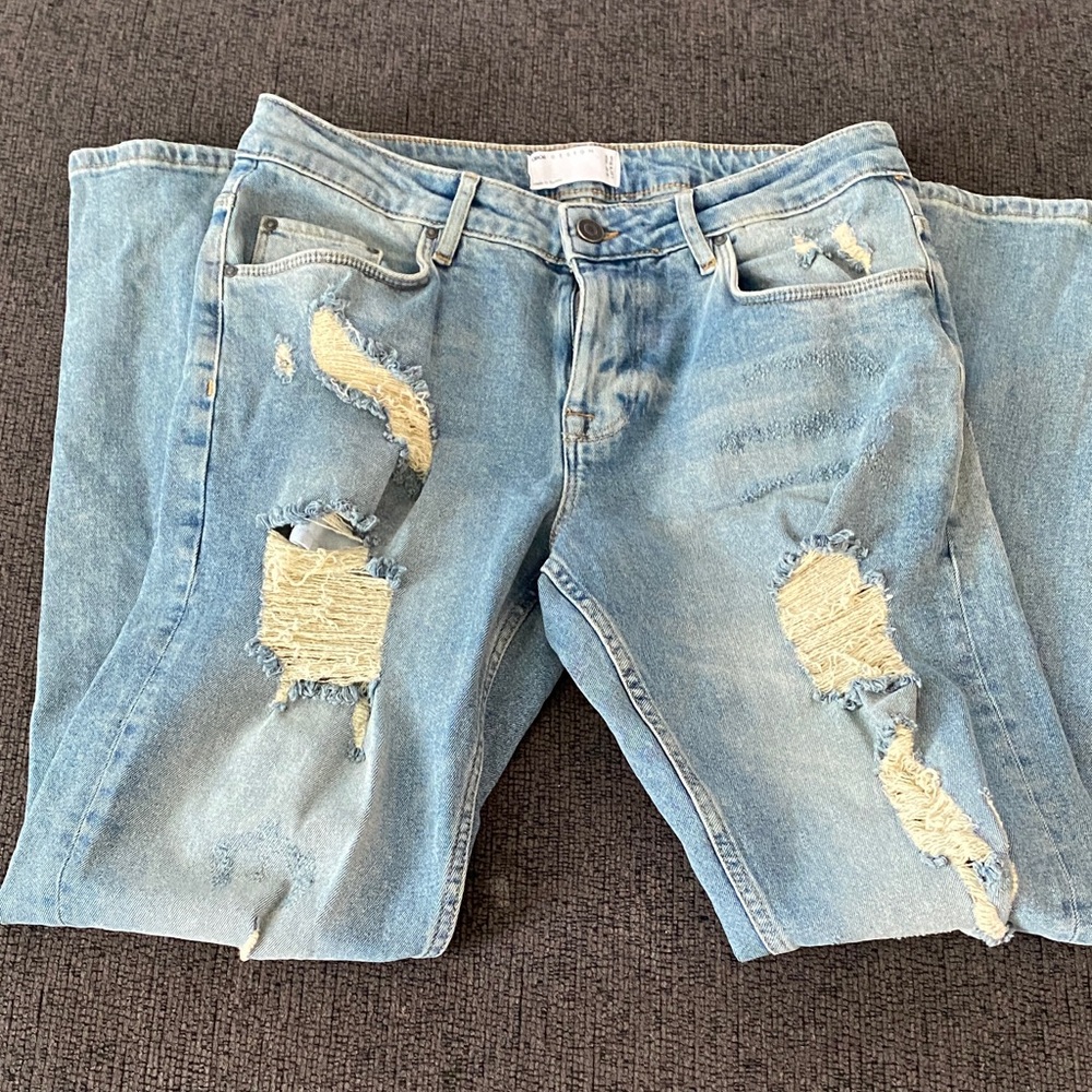 ASOS Light Blue Distressed Jeans